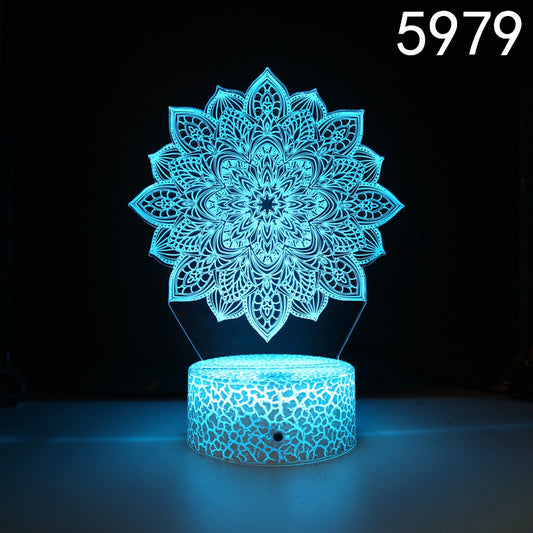 Colorful Touch LED Creative Night Light Holiday Gift Table Lamp