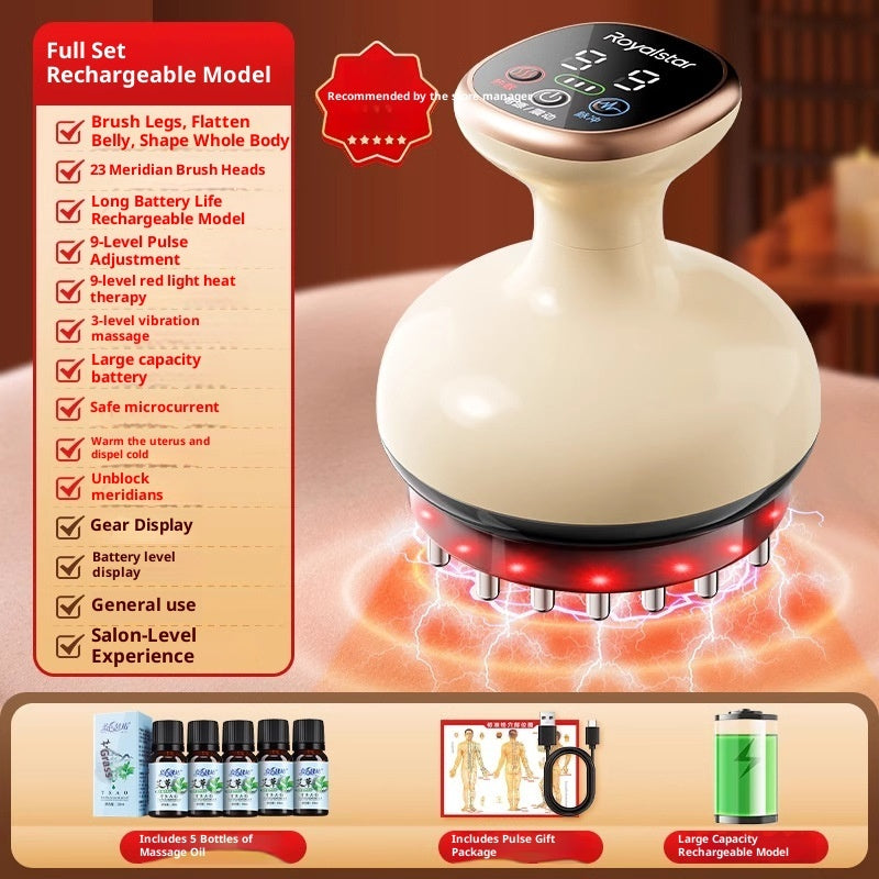 Electric Meridian Brush Massager Universal For Entire Body