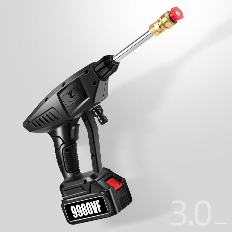 Wireless Lithium Battery Car Washing Gun Portable High Voltage