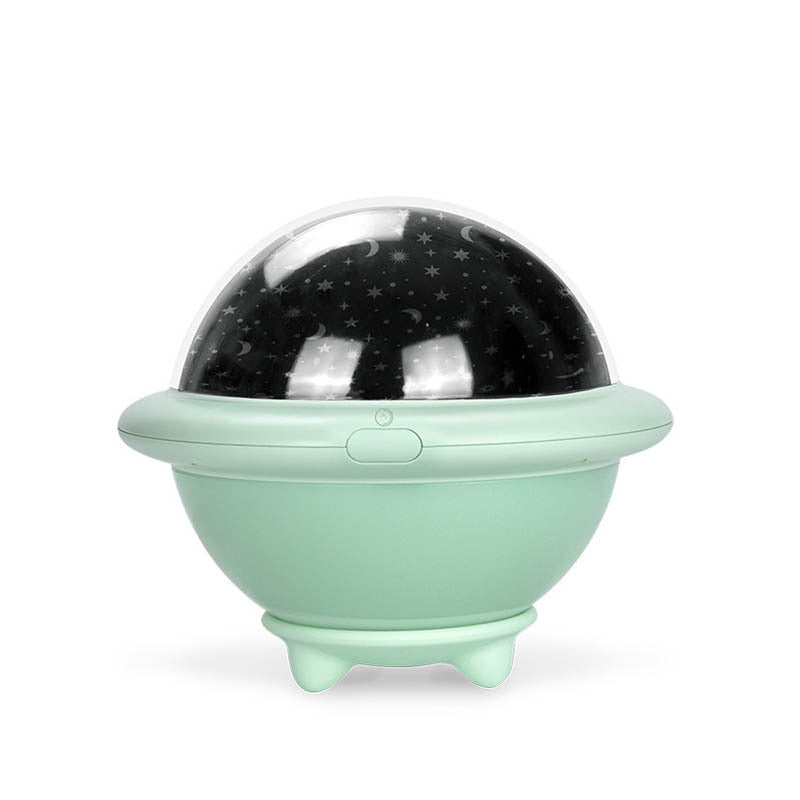 UFO starry sky light projection light LED night light creative romance
