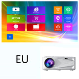 Hd Smart Projector Wifi Home 3200 Lumen Cell Phone Projector