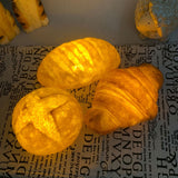 Simulation Croissant Bread Light Milk Bag Room Decoration Creative Led Night Light