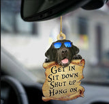 Car Key Backpack Accessories Pendant Double-sided