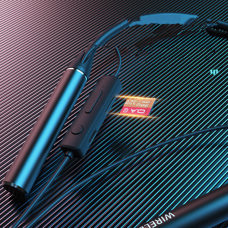 Neck-mounted Bluetooth headset