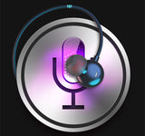 Neck-mounted Bluetooth headset