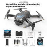 Optical Flow Positioning Three-camera Obstacle Avoidance Drone For Aerial Photography