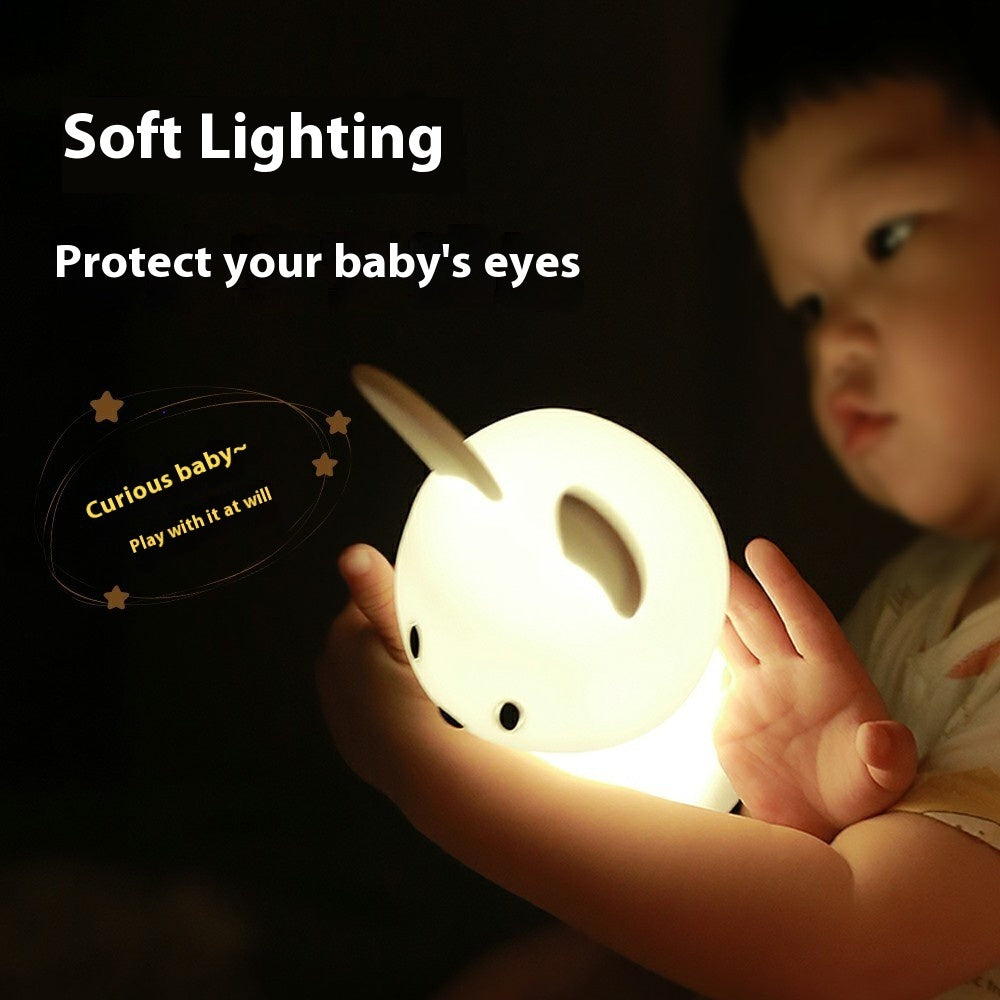 Small Night Lamp USB Charging Colorful Color Changing Timing Night Light LED Bedside Sleeping Light