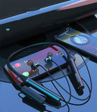 Neck-mounted Bluetooth headset