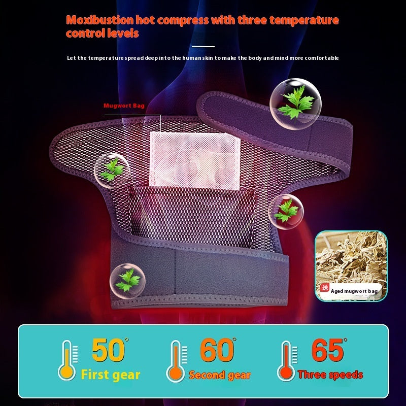 Warm Old Cold Legs Argy Wormwood Self-heating Middle-aged And Elderly Special Joint Pain Knee Pad