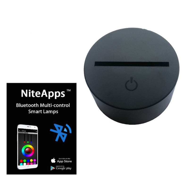 Wrestler Creative 3D Night Light Colorful Touch LED