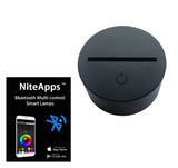 Wrestler Creative 3D Night Light Colorful Touch LED