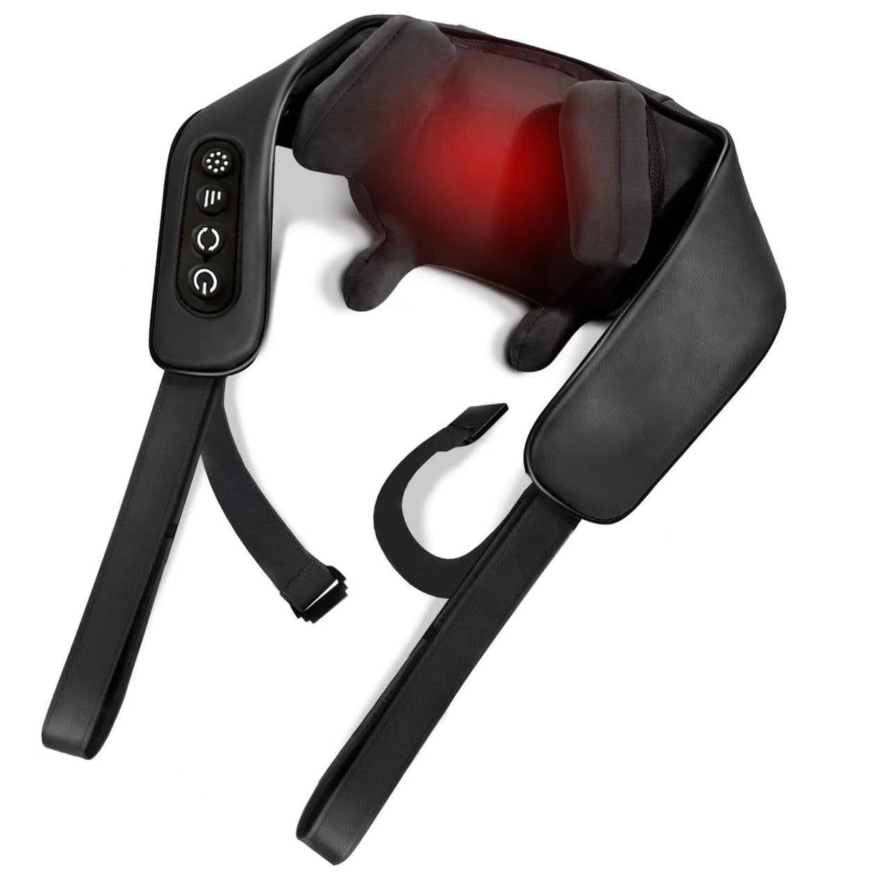 USB Charging Neck Massager Trapezoid Muscle Shoulder Neck Waist Back Shawl Neck Kneading Whole Body Massage Instrument