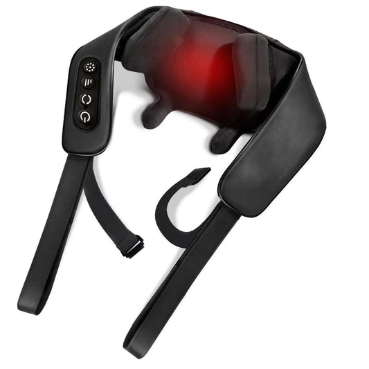 USB Charging Neck Massager Trapezoid Muscle Shoulder Neck Waist Back Shawl Neck Kneading Whole Body Massage Instrument