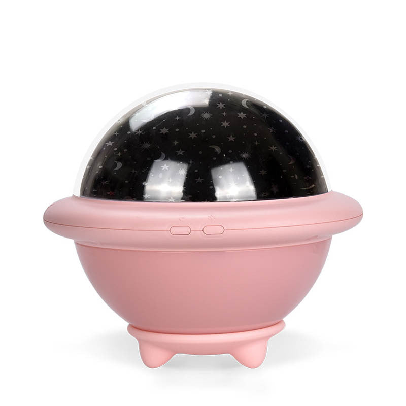UFO starry sky light projection light LED night light creative romance