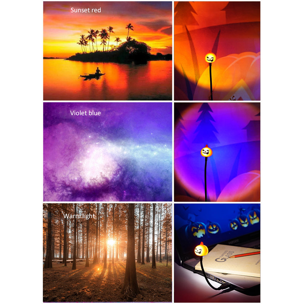 Led USB Atmosphere Night Light Home Decor Night Lamp Portable Sunset Lamp For Bedroom Living Room Wall Photography Neon Lights