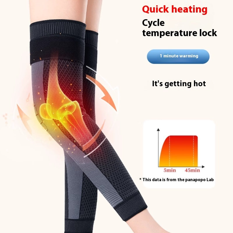 Self-heating Knee Pad Lengthen And Thicken Cold-proof Knee Pad Leg Warmer Strap