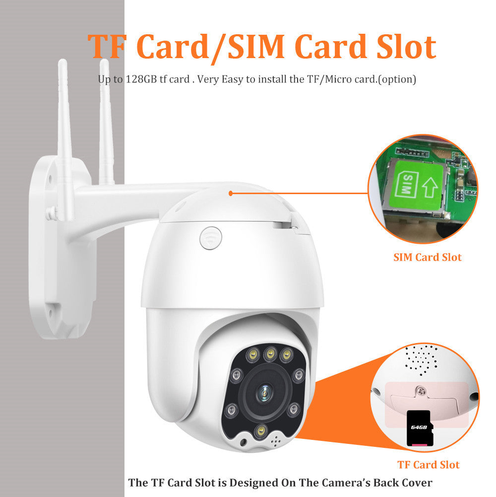 Wireless WiFi Surveillance Camera Ball Machine