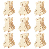 Laser Engraving Laser Wood Chip Rabbit 3D Stereoscopic Ornament