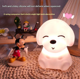 Small Night Lamp USB Charging Colorful Color Changing Timing Night Light LED Bedside Sleeping Light