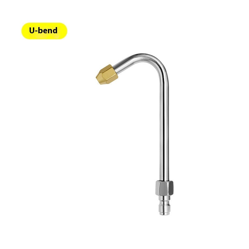 Curved Rod Nozzle High Pressure Washing Machine Water Gun Quick Plug Connector