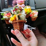 Flower Basket Car Air Vent Clip Accessories