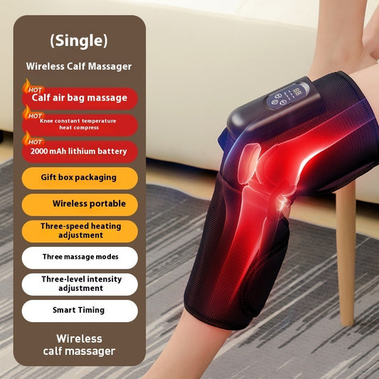 Electric Heating Knee Pad Calf Airbag Old Cold Leg Joint Air Wave Knee Massager
