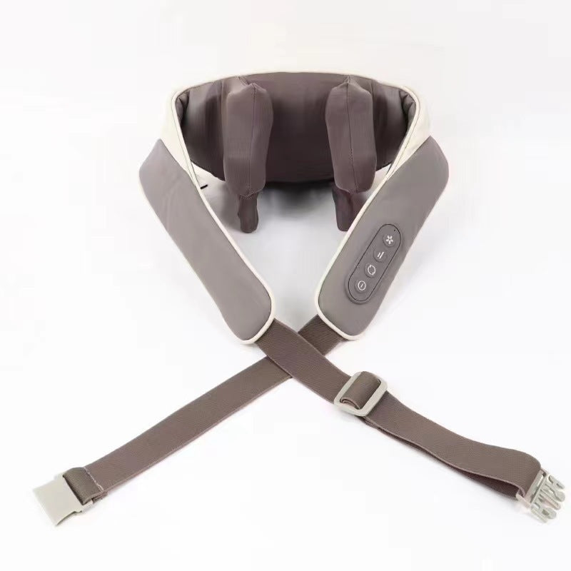 USB Charging Neck Massager Trapezoid Muscle Shoulder Neck Waist Back Shawl Neck Kneading Whole Body Massage Instrument