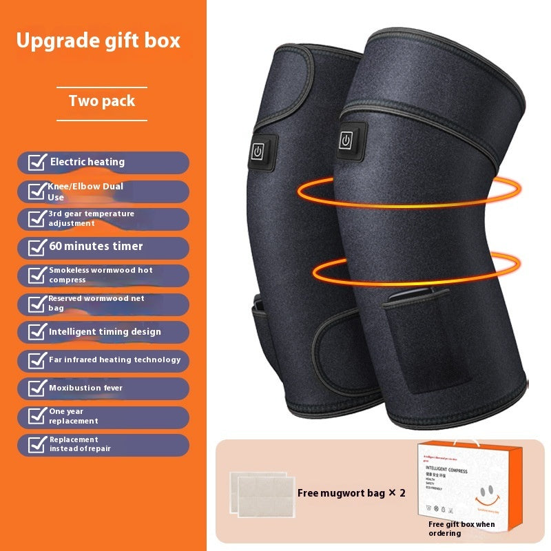 Electric Heating Physiotherapy Knee Pad Joint Hot Compress Warm Massage Instrument