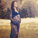 Sexy perspective lace dress, pregnant women's skirts, pregnant women, photographing, maternity, photography and dress