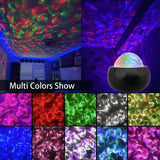 Water Ripple LED Projection Ambience Light Small Night Lamp