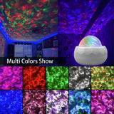 Water Ripple LED Projection Ambience Light Small Night Lamp