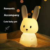 Small Night Lamp USB Charging Colorful Color Changing Timing Night Light LED Bedside Sleeping Light