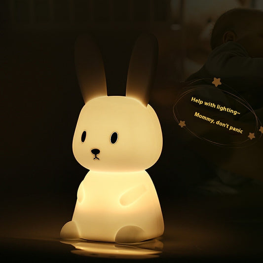 Small Night Lamp USB Charging Colorful Color Changing Timing Night Light LED Bedside Sleeping Light