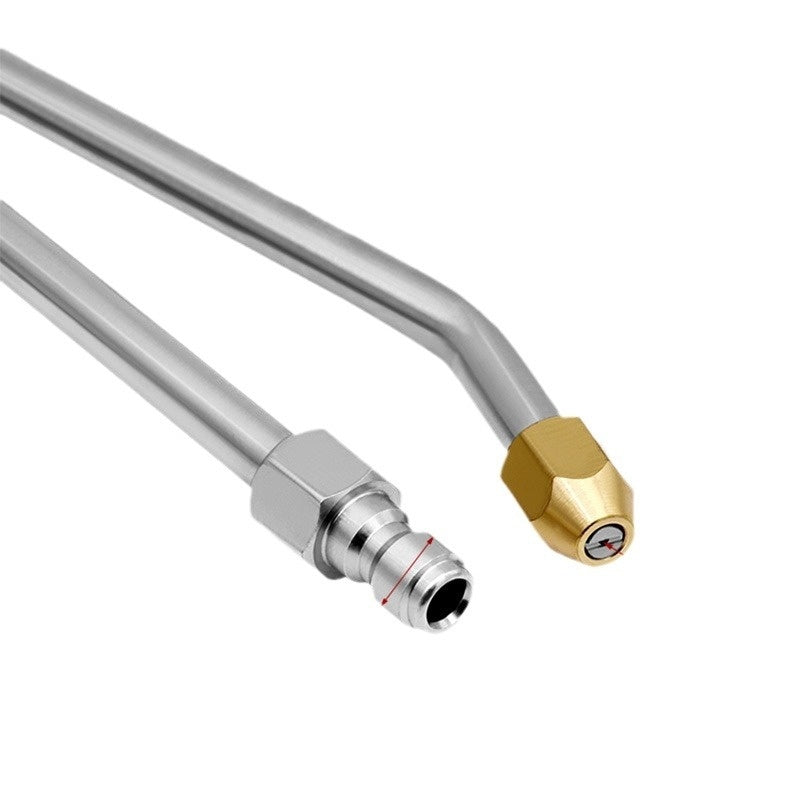 Curved Rod Nozzle High Pressure Washing Machine Water Gun Quick Plug Connector