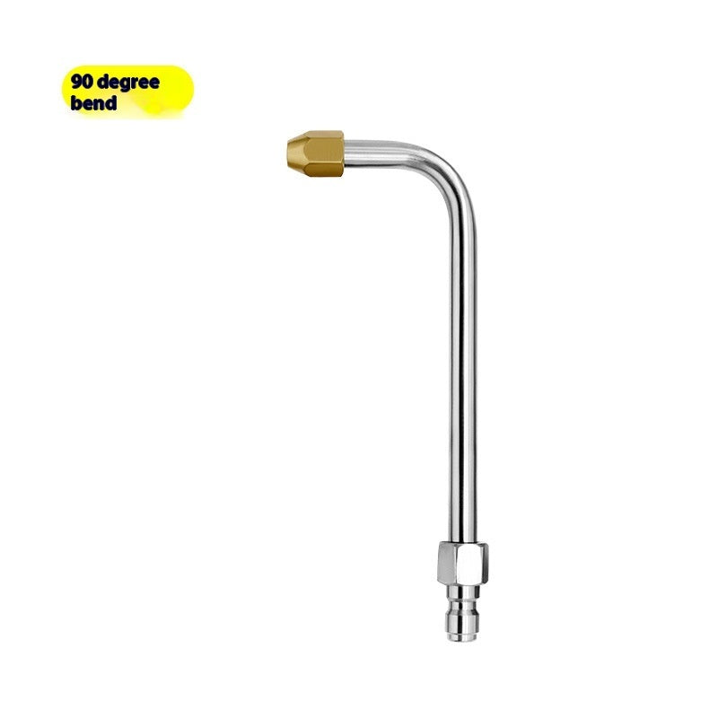 Curved Rod Nozzle High Pressure Washing Machine Water Gun Quick Plug Connector
