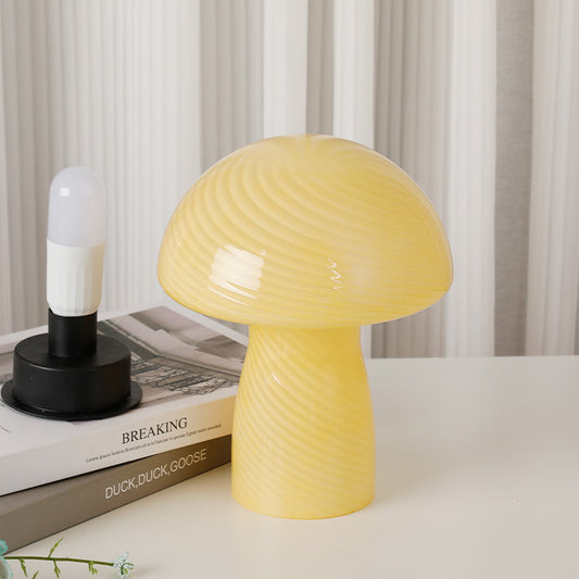Mushroom Lamp Bed  Breakfast Study Small Night Lamp Bedroom Sleep Bedside Lamp