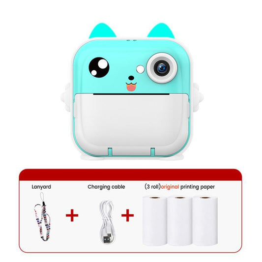 Children's Cartoon Digital Mini HD Selfie Beauty Printing Camera