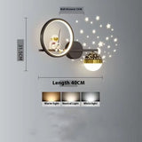 Astronaut Children's Room Wall Lamp Creative LED Background Wall Lamp