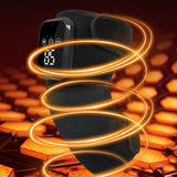 New Knee Pad Button Controlled Vibration Warmth And Hot Compress Massager