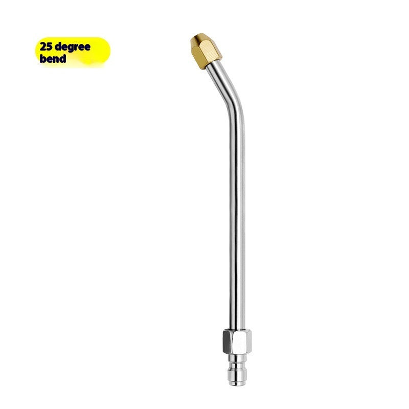 Curved Rod Nozzle High Pressure Washing Machine Water Gun Quick Plug Connector