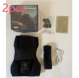 New Knee Pad Button Controlled Vibration Warmth And Hot Compress Massager