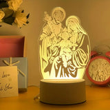 Acrylic 3Dd Small Night Lamp Led Decoration Night Light